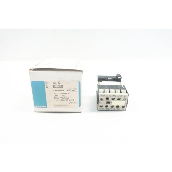 Siemens 120V-AC Control Relay RCJ221